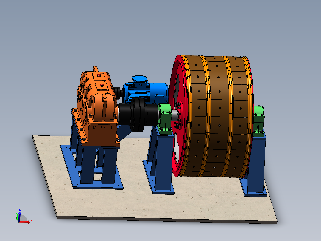 1.8m提升机演示模型装配图 1183285