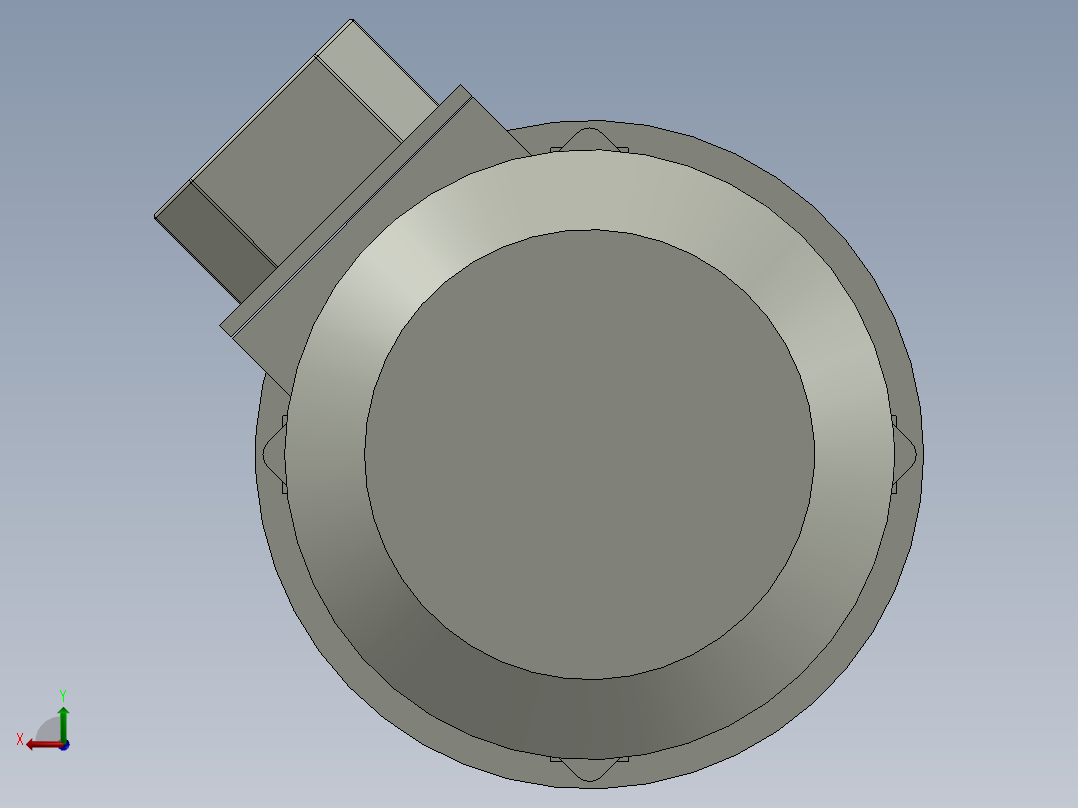 交流感应电机1.5马力3安培3相后视图