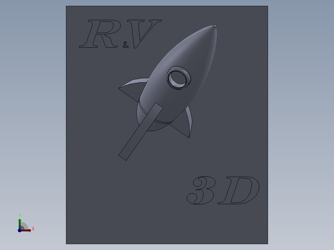 RV3D 标志前视图