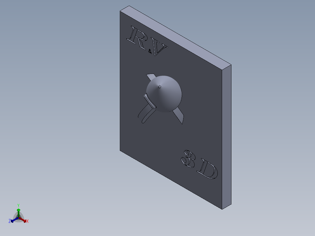 RV3D 标志正等轴测图