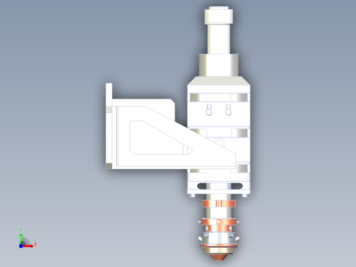 激光熔覆头前视缩略图