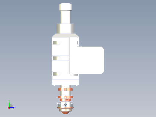 激光熔覆头左视缩略图