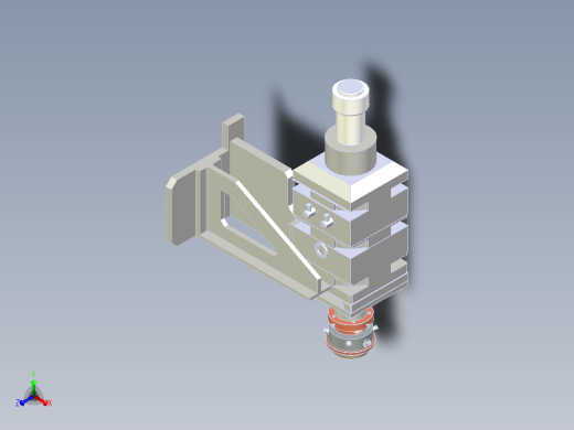 激光熔覆头正等轴测缩略图
