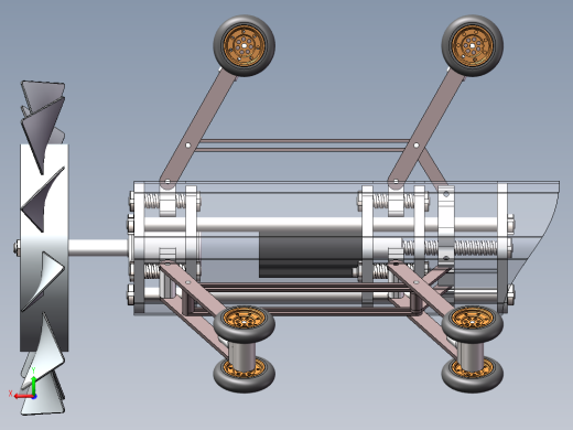 管道机器人管道清理机器人后视缩略图
