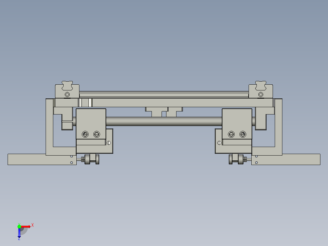杯盖放置模组1俯视图