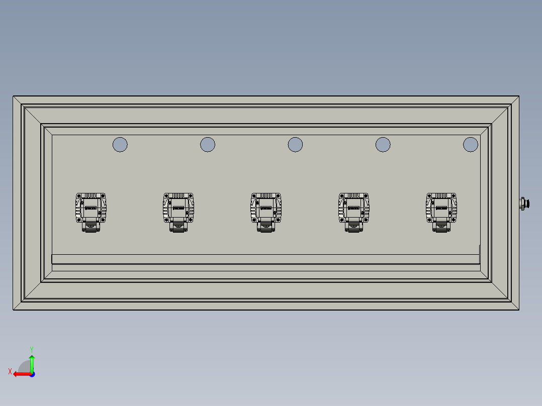 缸套对中架新后视图