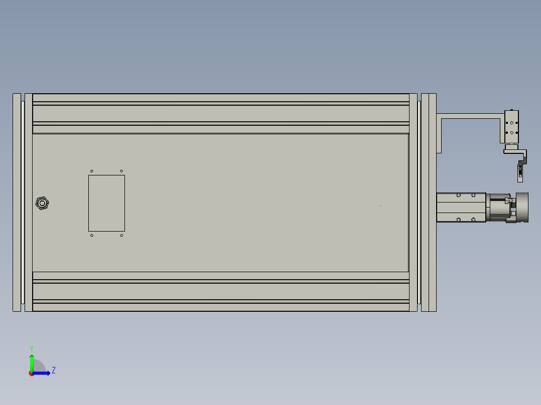 缸套对中架新左视图