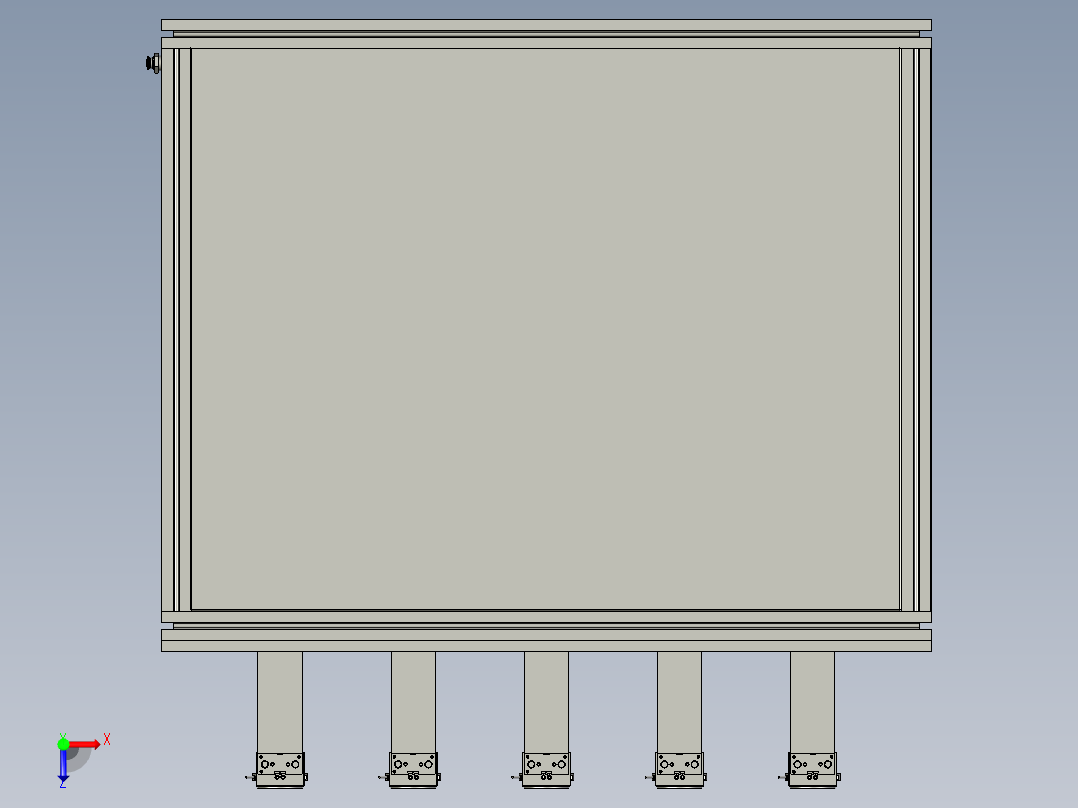 缸套对中架新俯视图