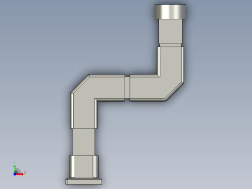拐弯中型悬臂组件前视缩略图