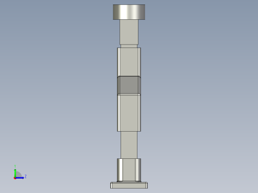 拐弯中型悬臂组件左视缩略图