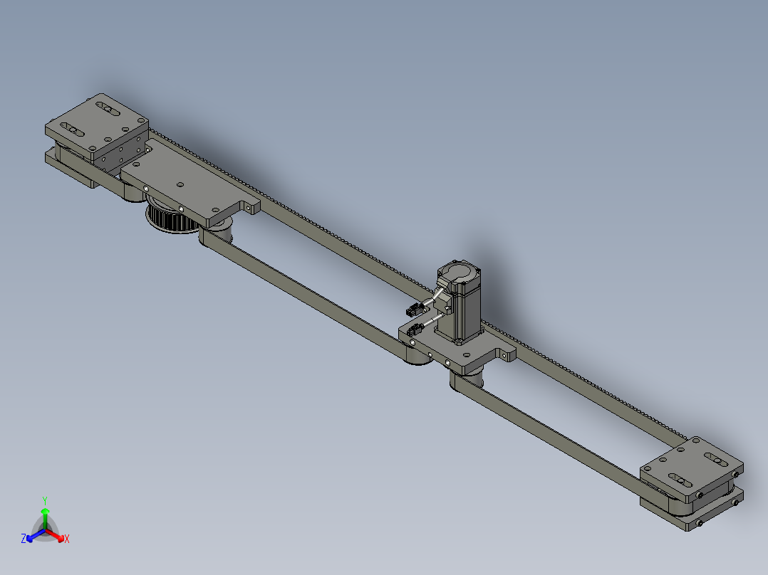 SAWH02-03200-1A0下输送组件正等轴测图