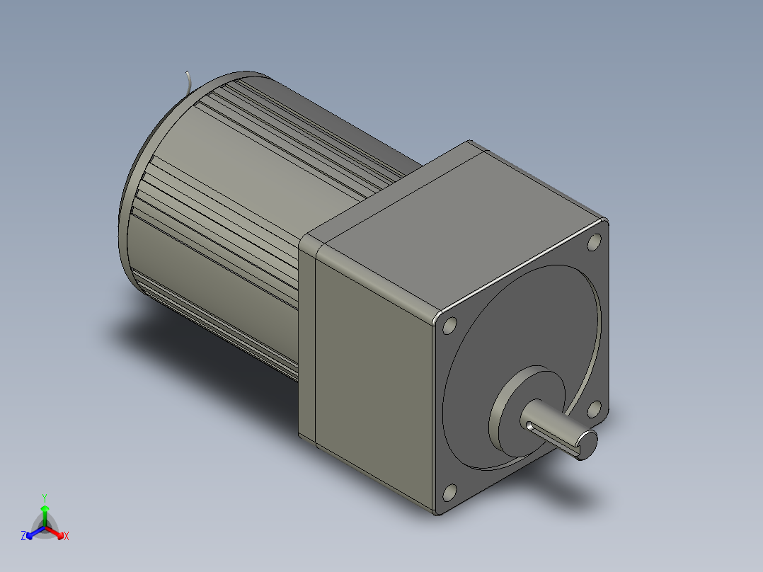 P127-YN90-40-90JB5G12正等轴测图