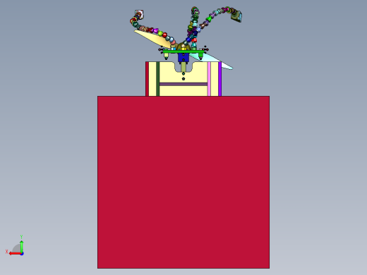 无人机发动机拉力推力测试装置后视缩略图