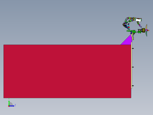 无人机发动机拉力推力测试装置左视缩略图