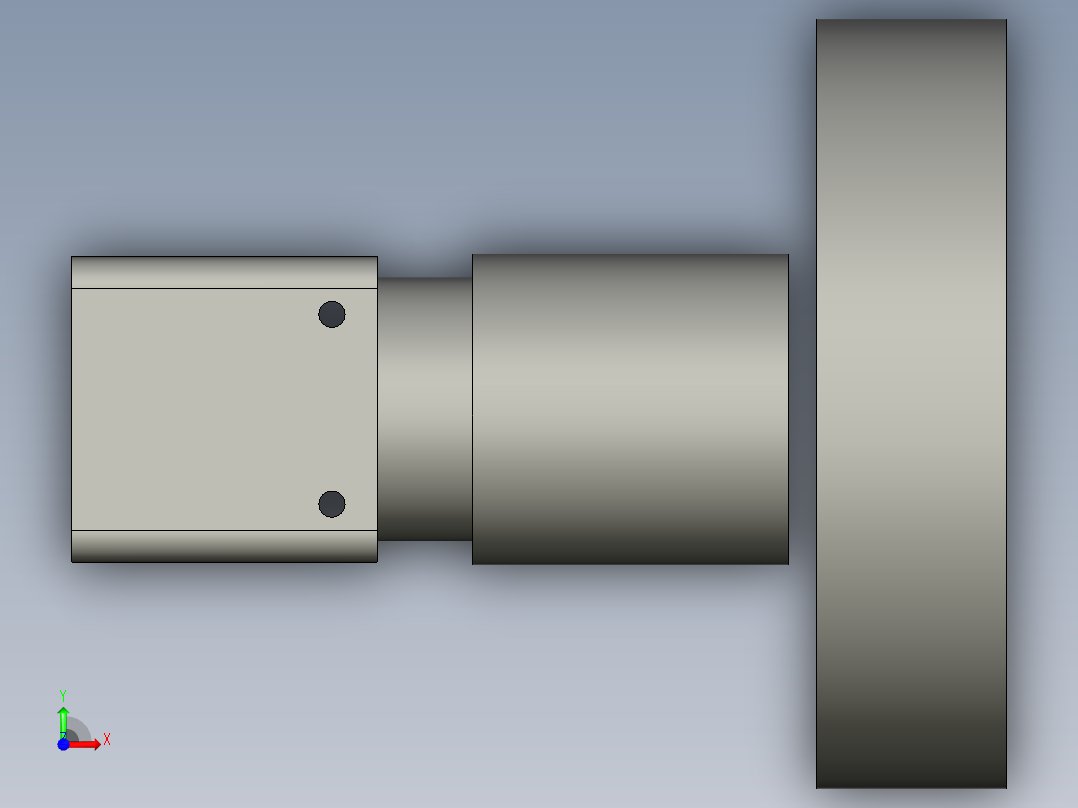 相机光源装配体1前视图