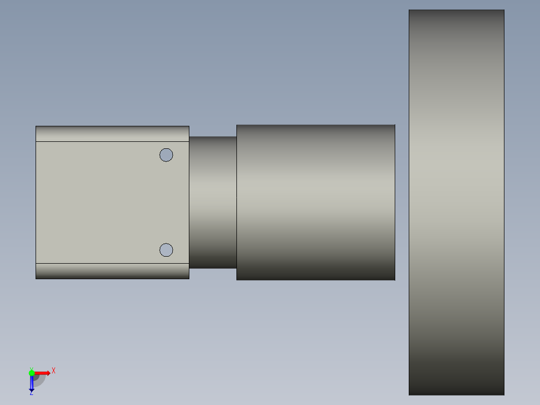 相机光源装配体1俯视图