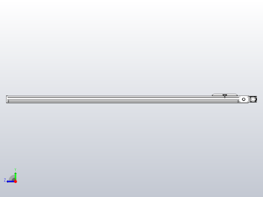 伺服电机集成皮带传动直线执行器TPA-OCB-120-224-L2850-MR-P75-N3右视缩略图