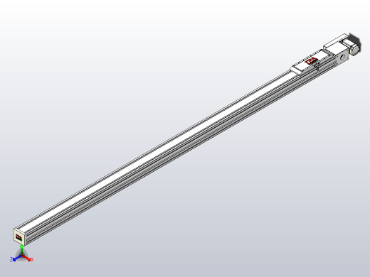 伺服电机集成皮带传动直线执行器TPA-OCB-120-224-L2850-MR-P75-N3正等轴测缩略图