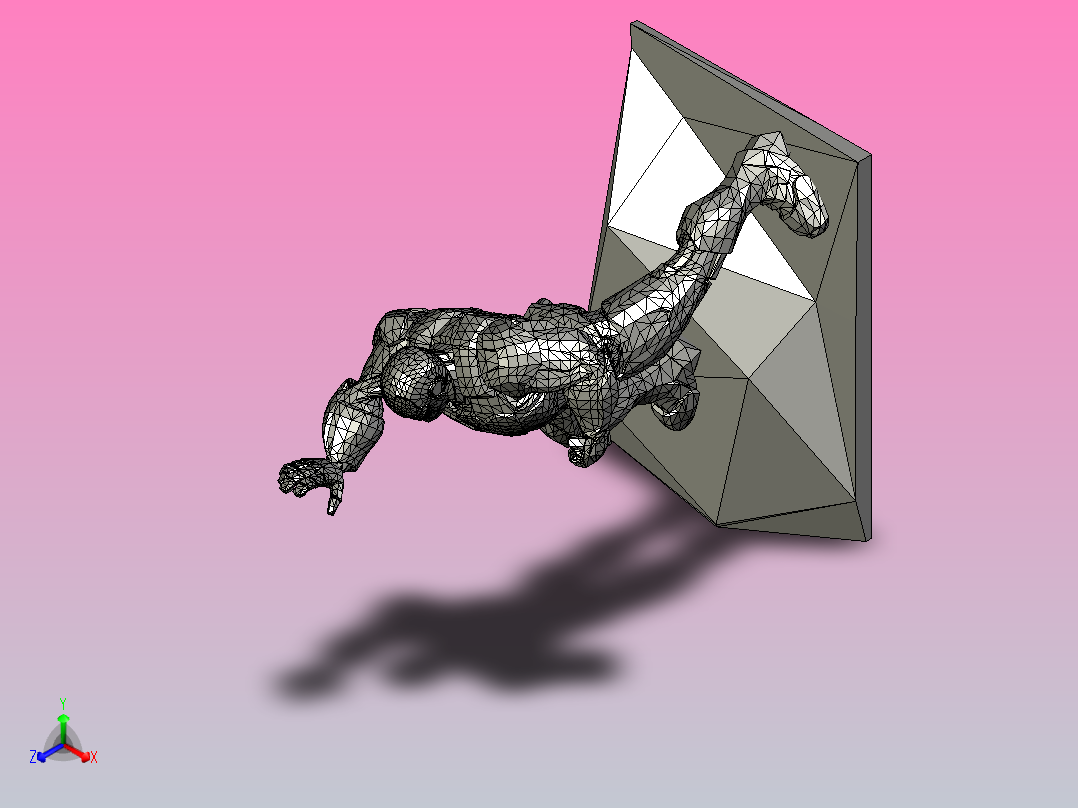 钢铁侠战斗模型主视图