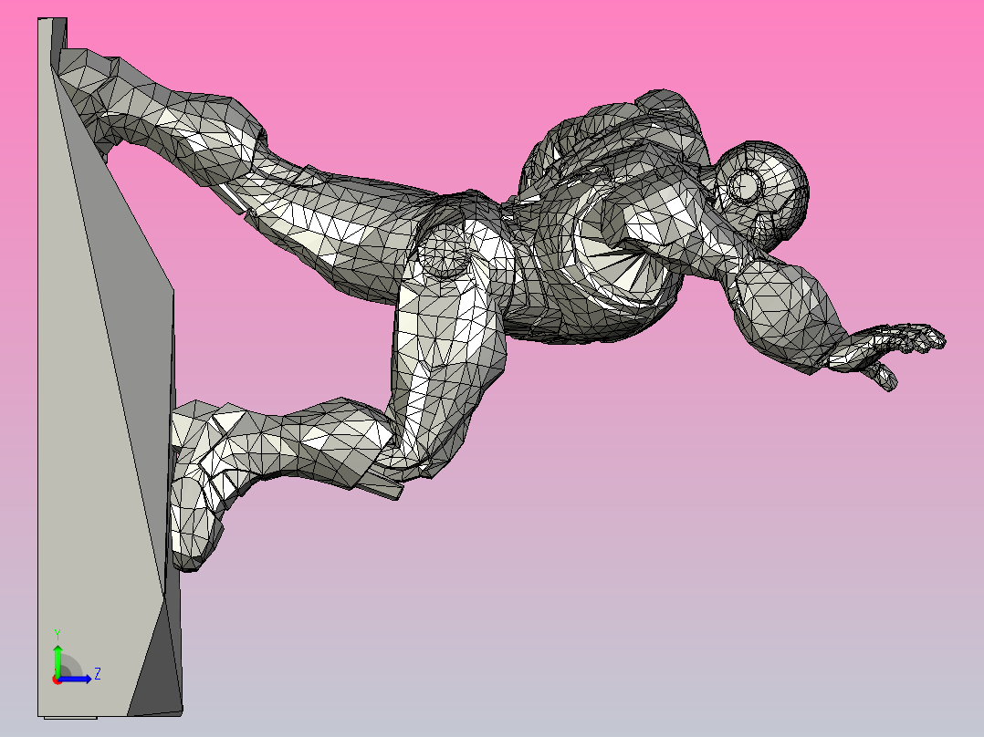 钢铁侠战斗模型左视图