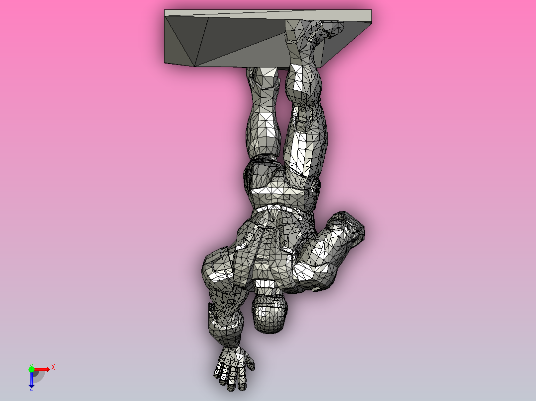 钢铁侠战斗模型俯视图