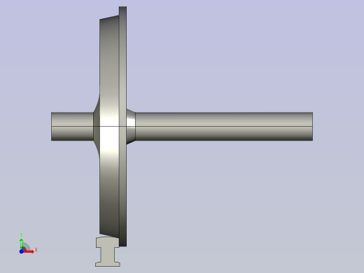 火车轮铁轨 sw17前视缩略图