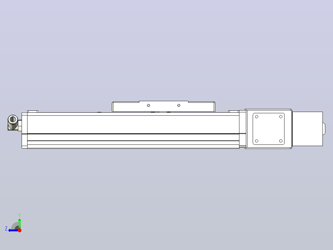 MCB10无尘皮带滑台[MCB10-L32-100-L-100W-C3]右视图