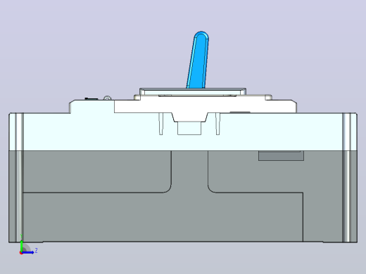 NM5S-800 3P高级型塑料外壳式断路器三维模型202404左视缩略图