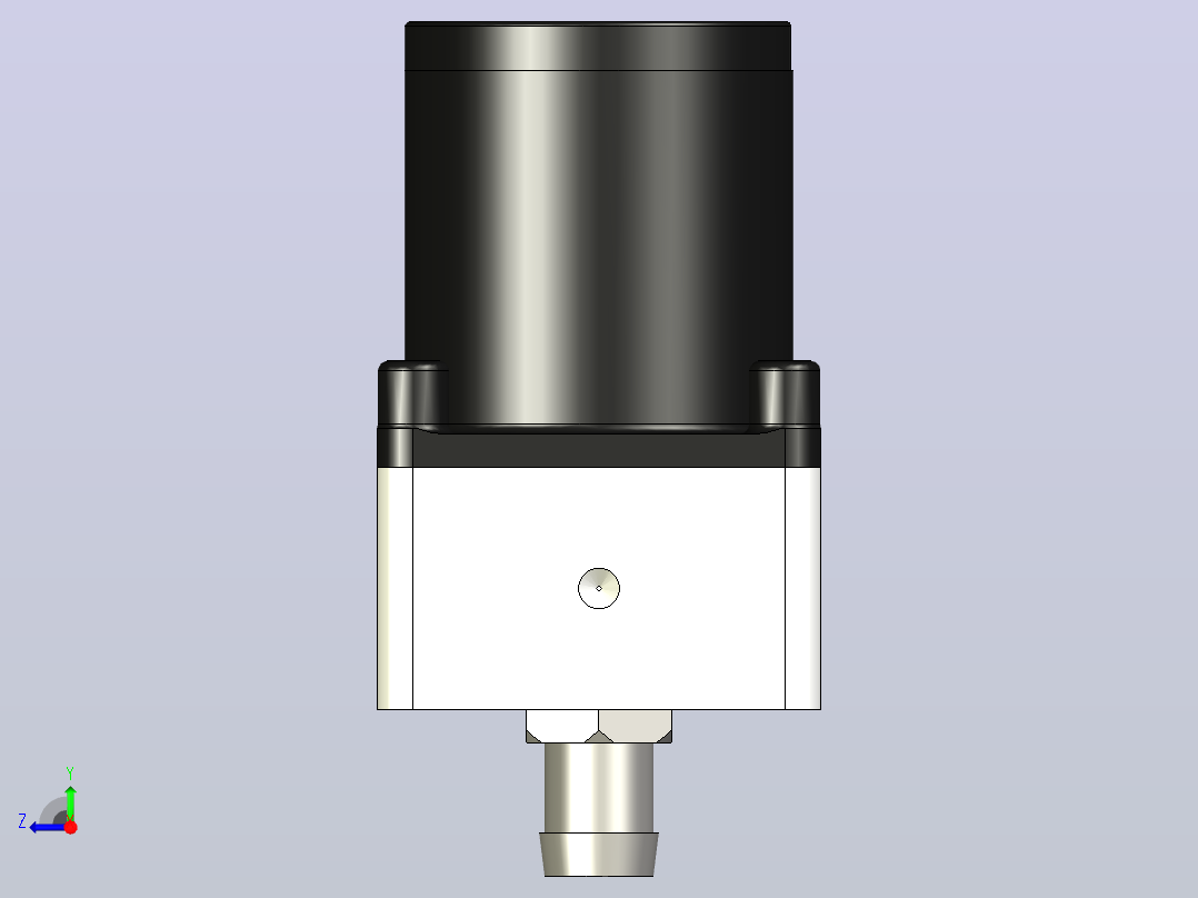 DC12 G1_4 600L_h CPU冷却水泵右视图