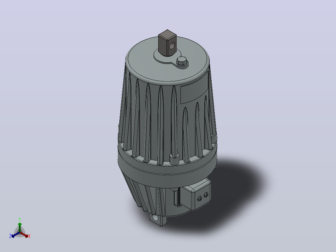 EB1-25／4～EB1-90／8系列电力液压推动器EB1-25／5主视图