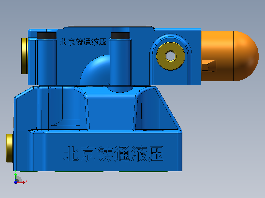 DB20-2 先导式溢流阀前视图