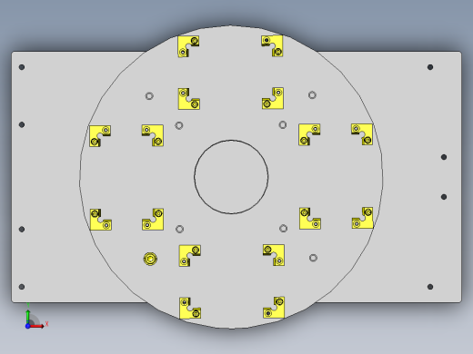 简易分度转台俯视缩略图