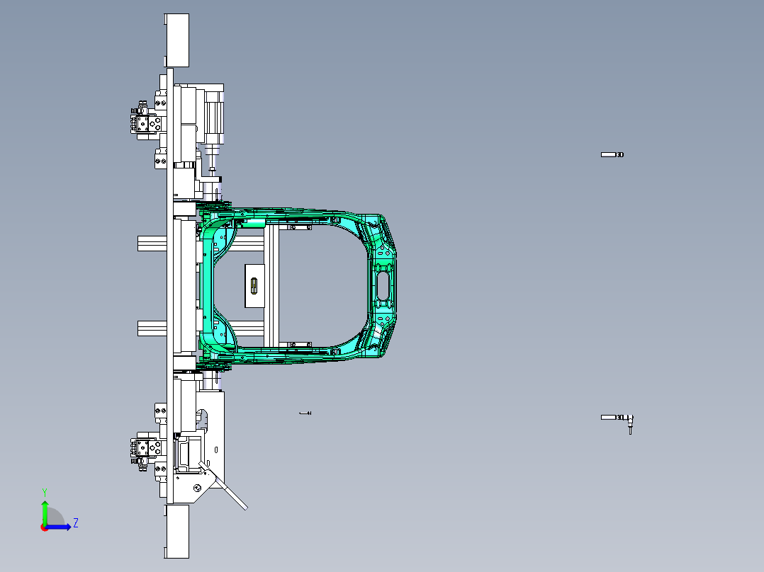 沃尔沃设备改造左视图