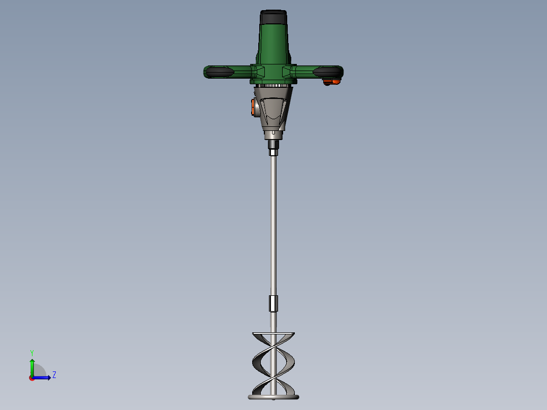 搅拌机施工左视图