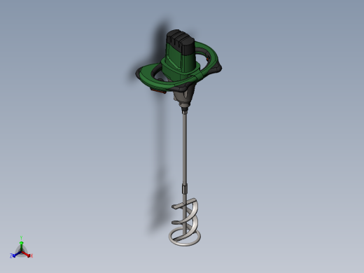 搅拌机施工正等轴测缩略图