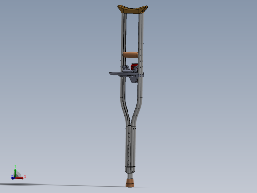 SW2017含特征带托盘拐杖