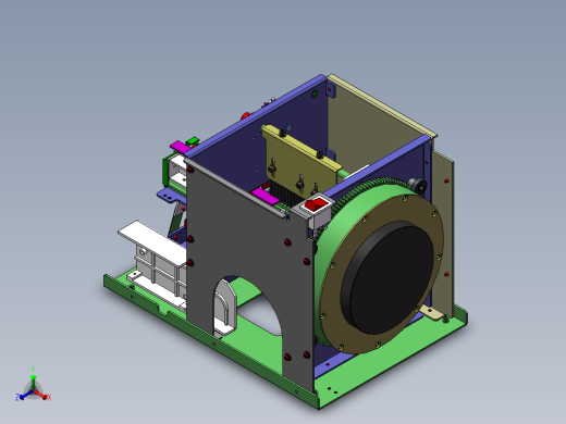 T217 滚筒式螺丝供料器正等轴测缩略图