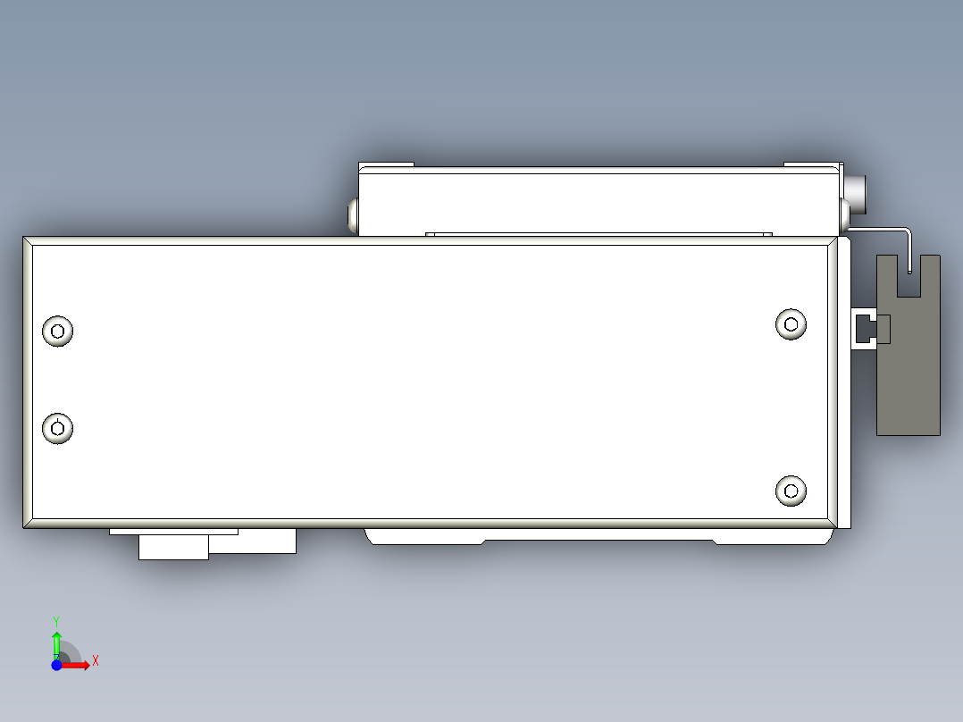 Toyo东佑达直线模组-ECH12-800-BR-400W前视图