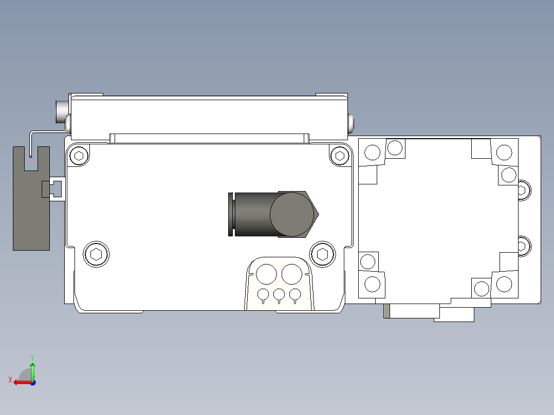 Toyo东佑达直线模组-ECH12-800-BR-400W后视图