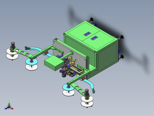 自动插针裁切机正等轴测缩略图