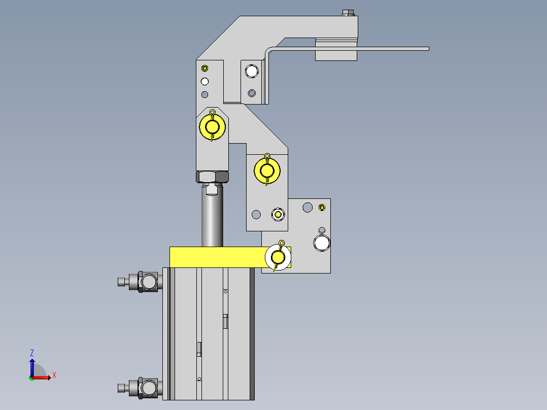 常用机械结构 (356)前视图