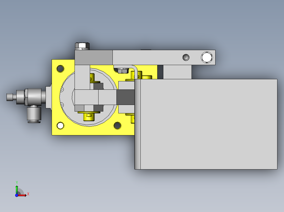 常用机械结构 (356)俯视图