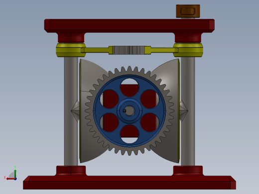 cvt 4无级变速机构3D图纸 多种格式后视缩略图