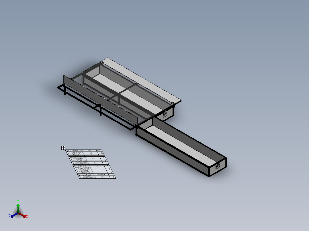 8020卡车车厢抽屉