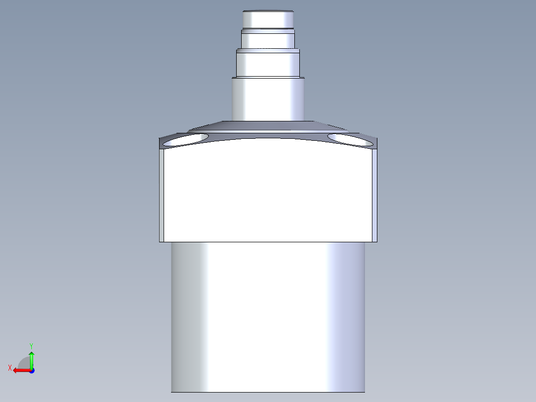 KOSMEKLC0402-CxM-E多系列多零件图纸模型后视图