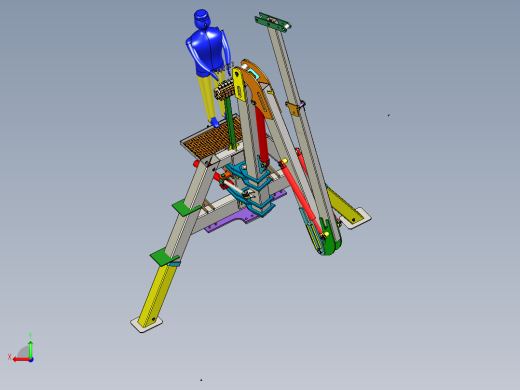HolzkranZ型起重机模型3D图纸 STP格式后视缩略图
