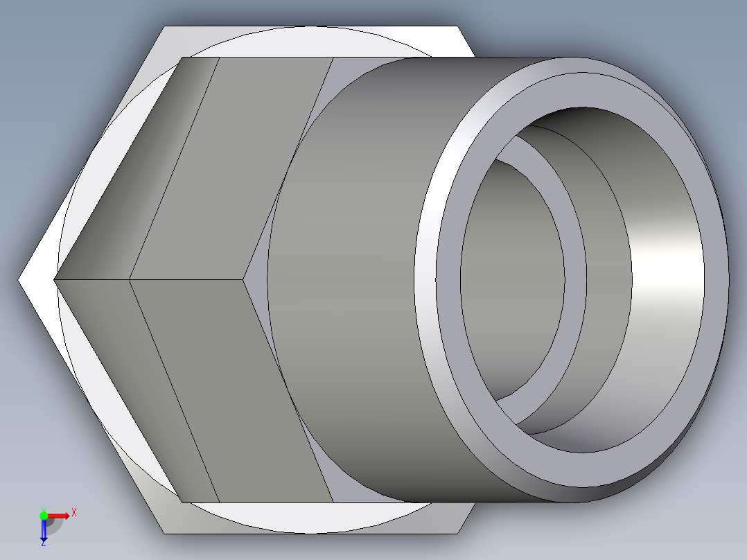 卡套式工业通用硬管接头EO_Adjustable_locknut_45_deg_elbow_VEE25SMOROMDCF俯视图