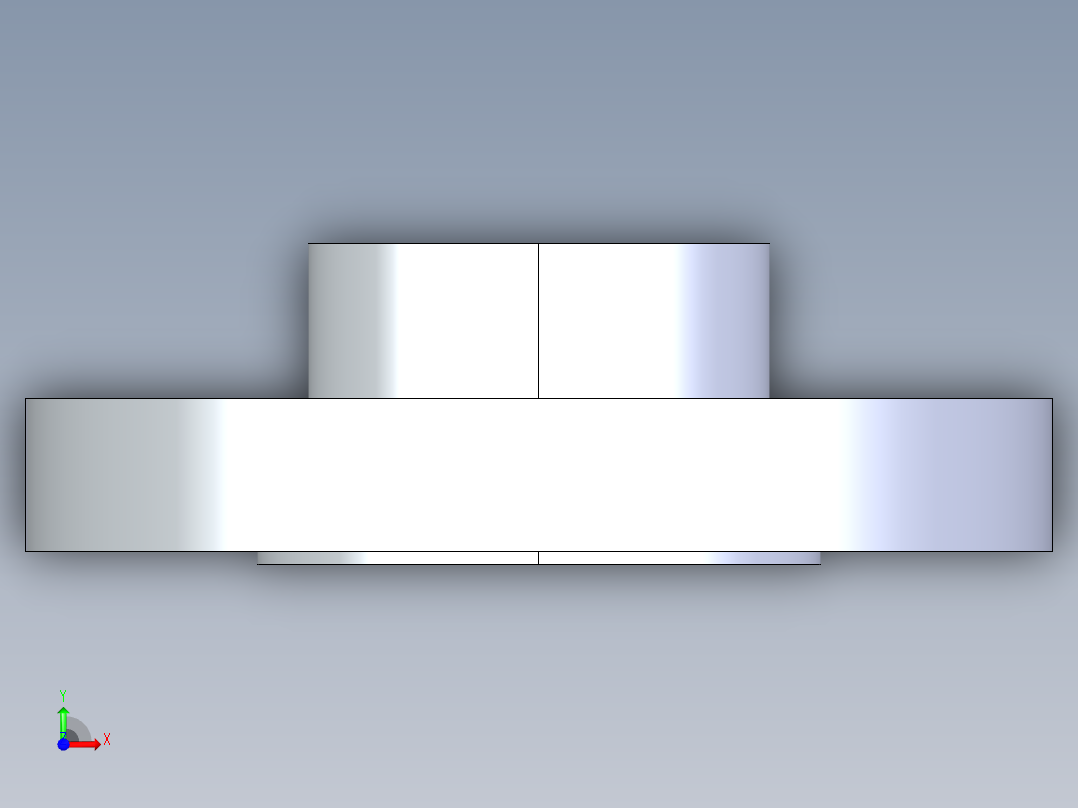 聚氯乙烯配件27-Sch80_Flange Vanstone_FPT_855-012_1.25in前视图