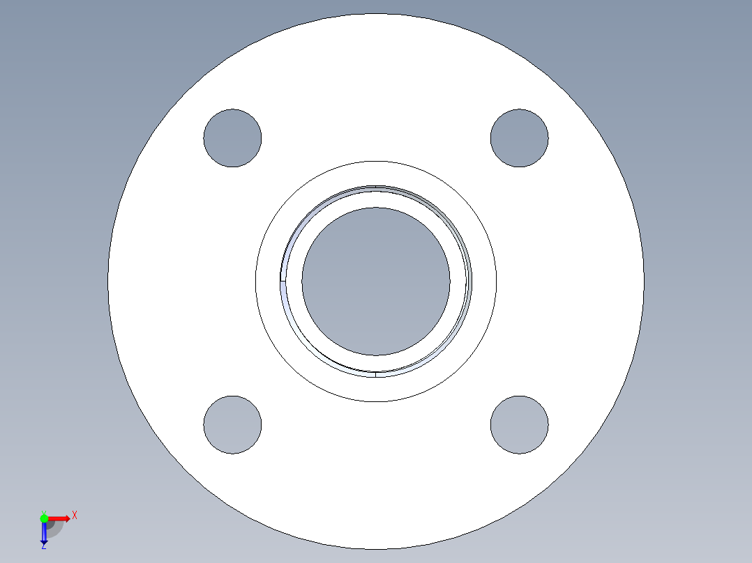 聚氯乙烯配件27-Sch80_Flange Vanstone_FPT_855-012_1.25in俯视图