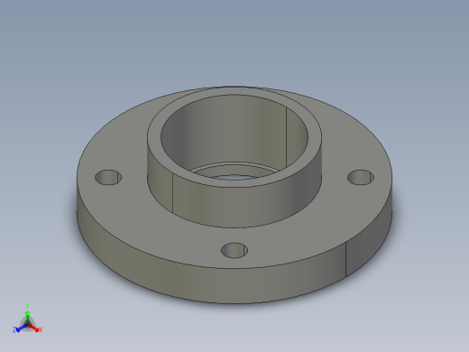 船舶管路系统SeaCor_Flange Vanstone_SOC_37J154030_3in正等轴测缩略图